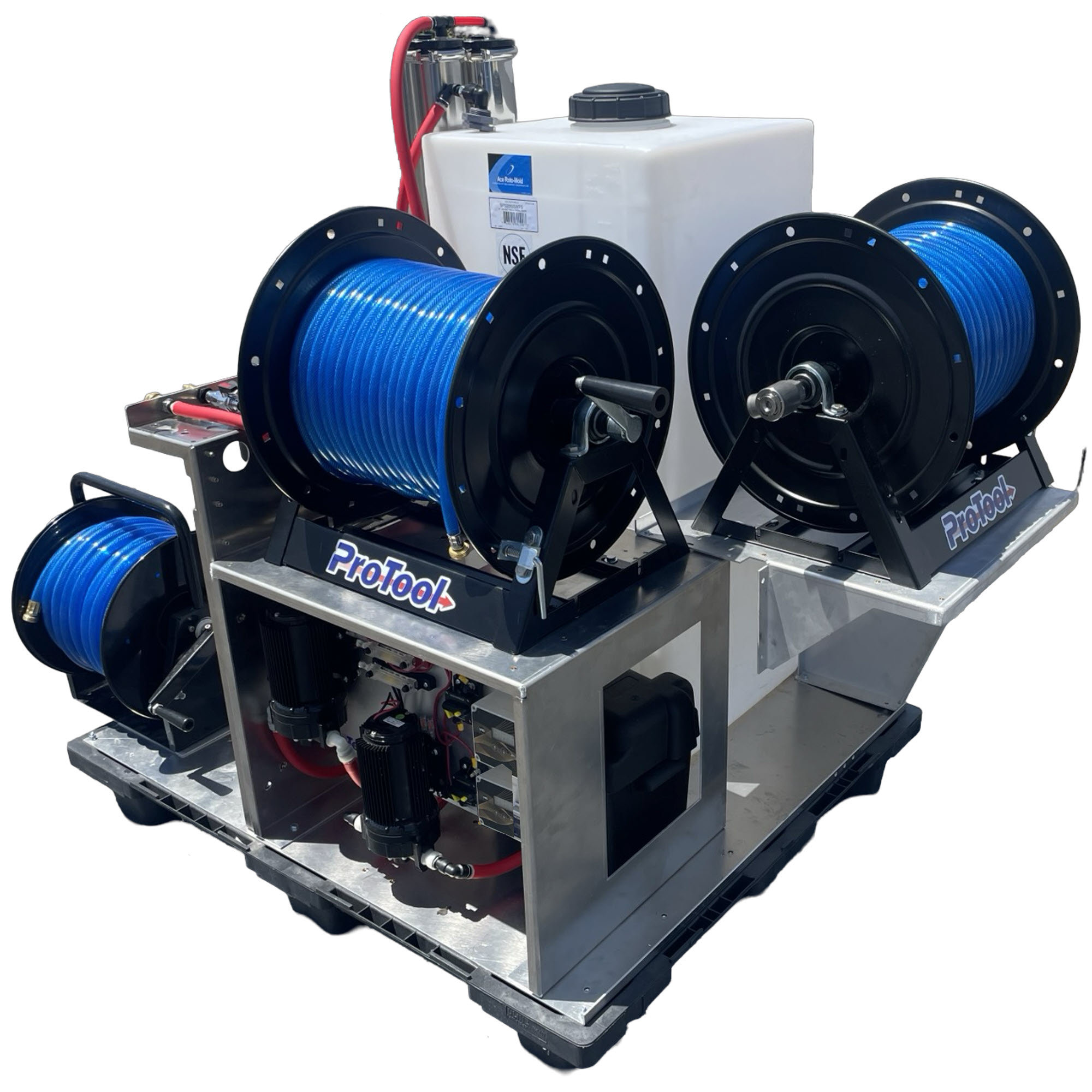 ProTool Pure Water 2 User Skid for Water Fed 3 Reels HiFlow Questions & Answers