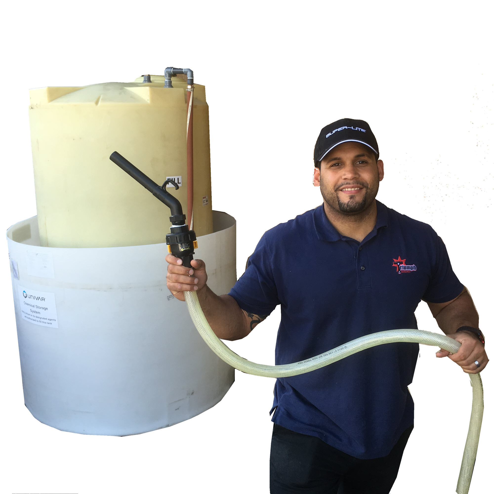 Is the SH pumped directly into our tanks or do you have it stored in 55 gal drums, totes, etc?