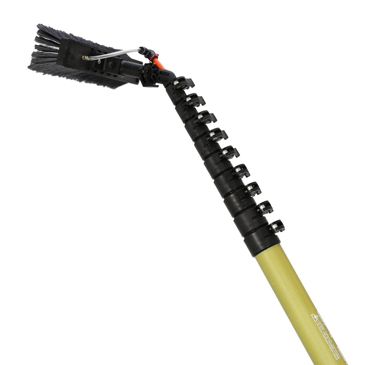 does this pole come with the extentions or is it one whole pole that can reach 90'