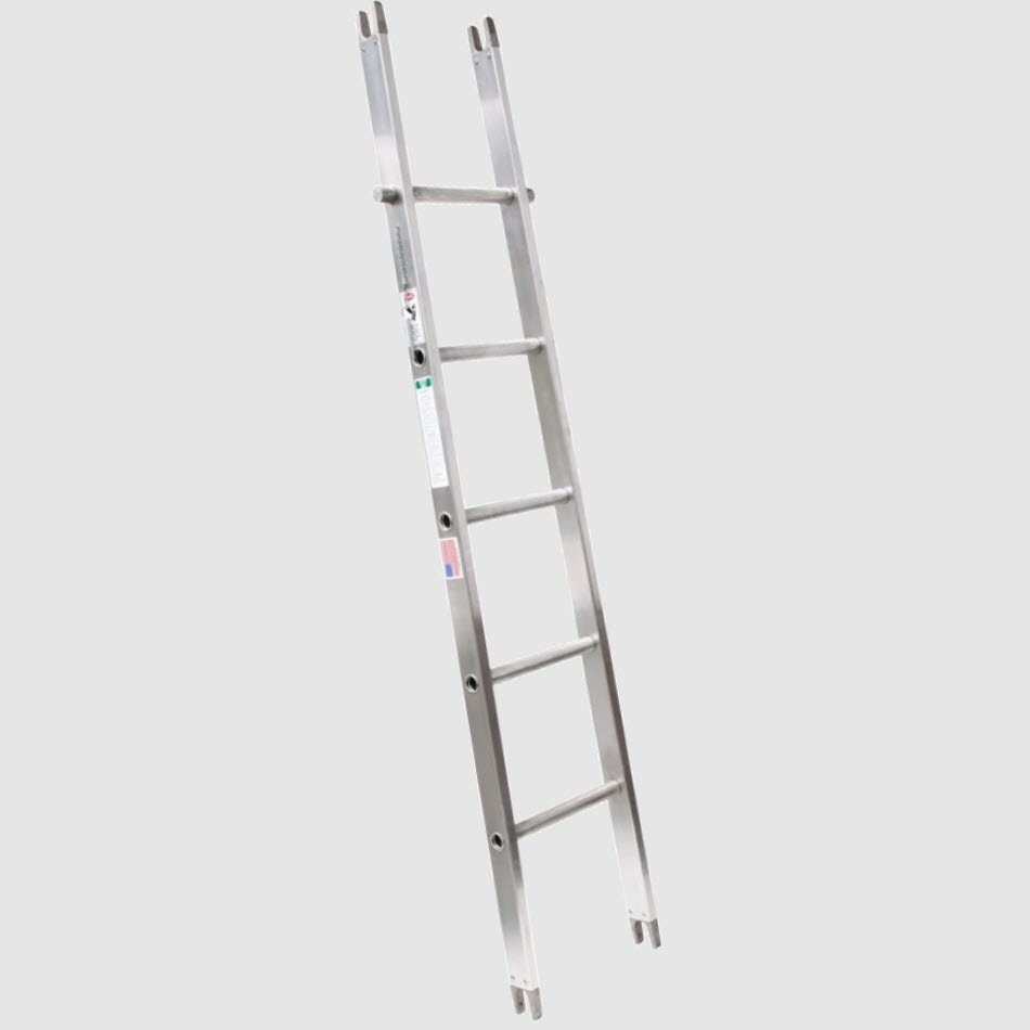 Can you provide a safety manual for these metallic ladders?