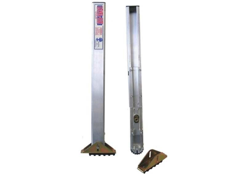 Can the Level-EZE Ladder Leveler with Swivel Feet Item 73-401 be used with the sectional ladder base piece?