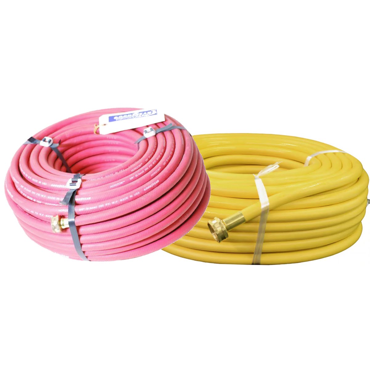 Hose 3/8in Rubber In Red or Yellow Questions & Answers