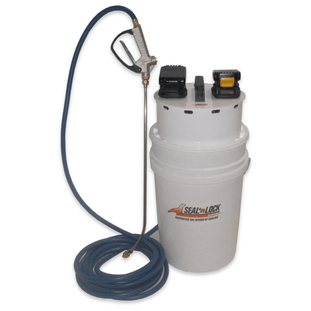 Can you get seal n lock bucket sprayer in a version for solvent
