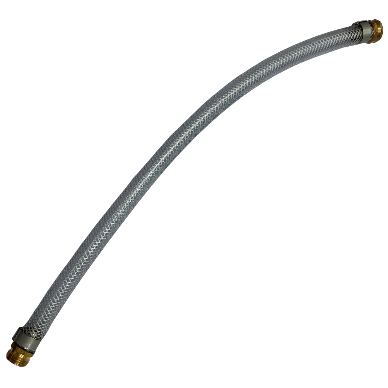 ProTool Hose 3/4in Clear Braid Male GH to Female GH 24in Questions & Answers