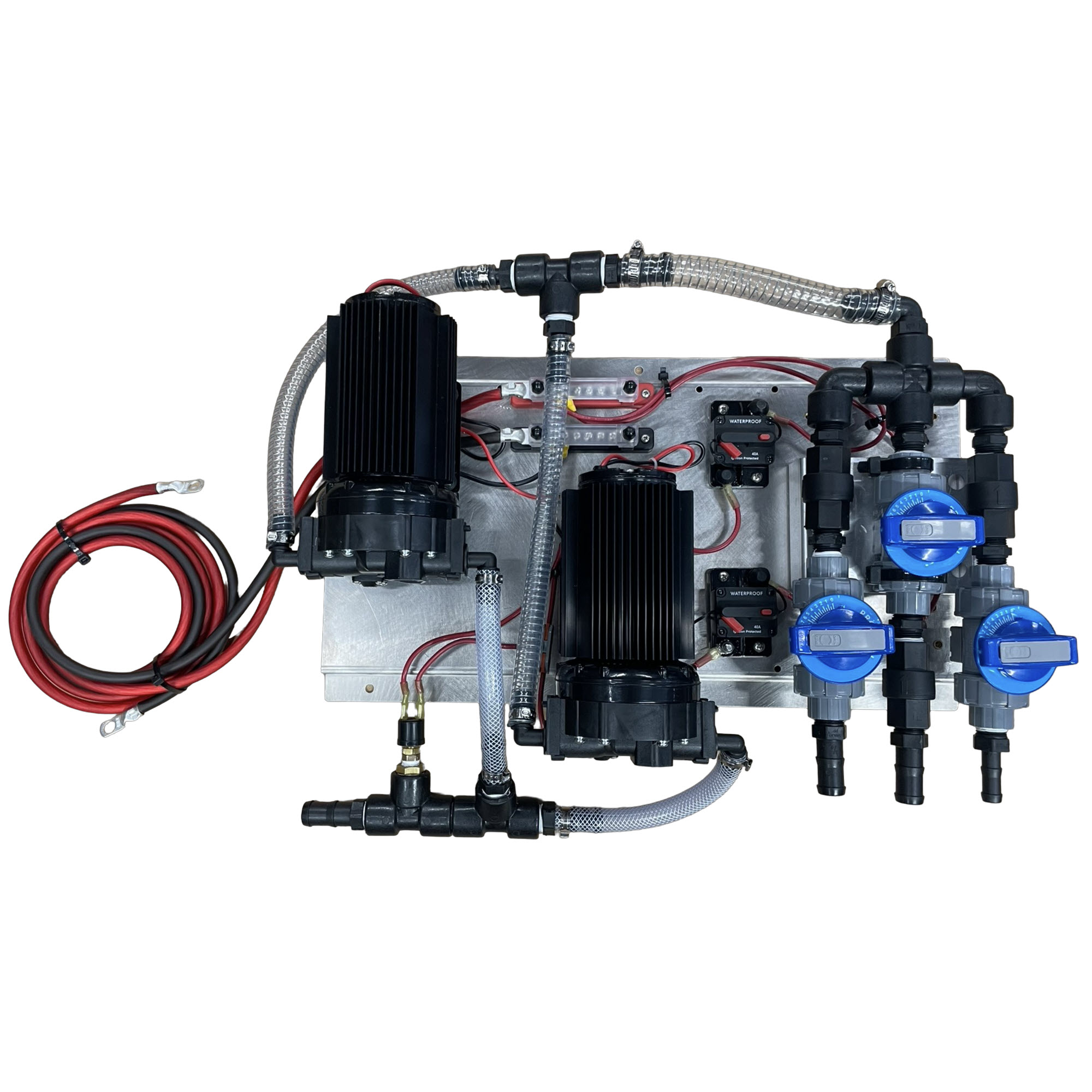 Does this kit comes with the two pumps?